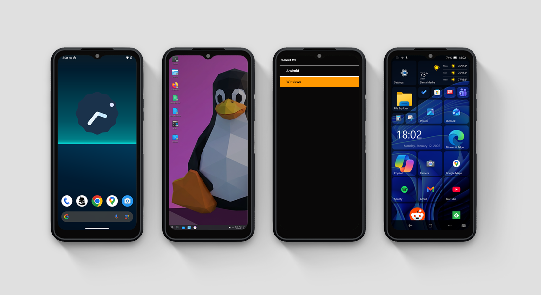 NexPhone: lo smartphone che diventa un PC con Windows e Linux